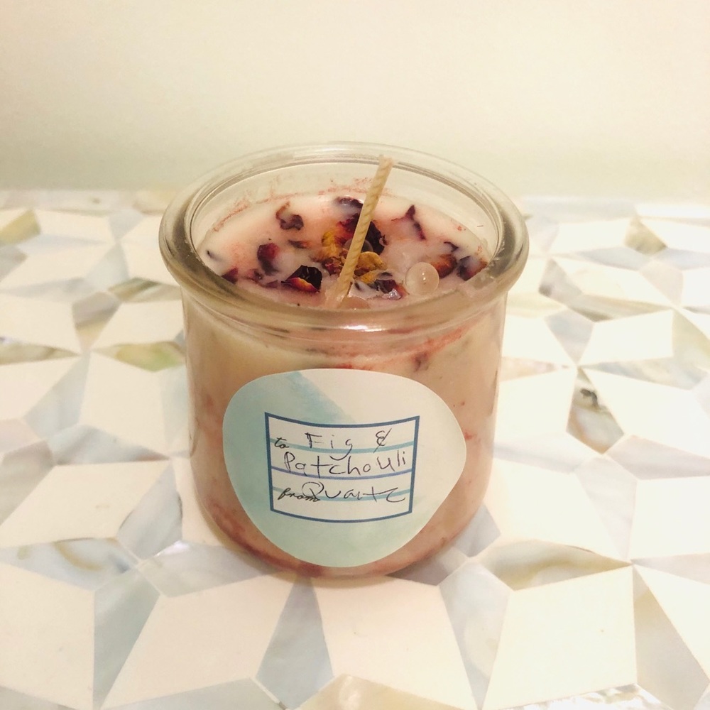 NWT Fig Patchouli Quartz Candle